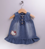Vestido Jeans da Hello Kity