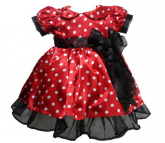 Vestido Minnie Vermelho Luxo